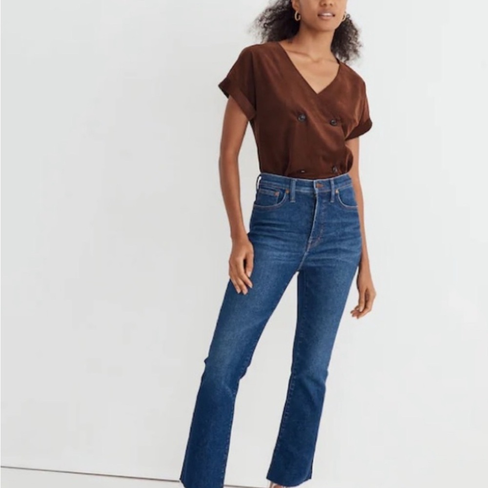 Madewell Women's Cali Demi Boot Jeans